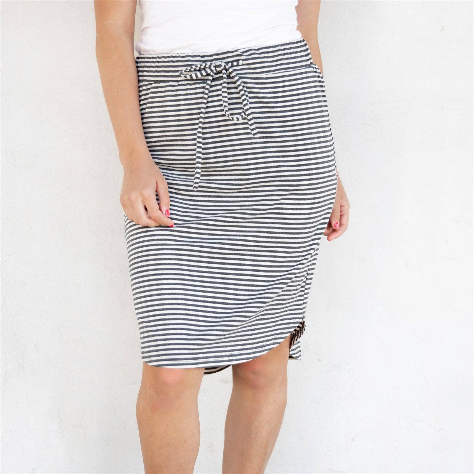 Stripe Mabel Weekend Skirt