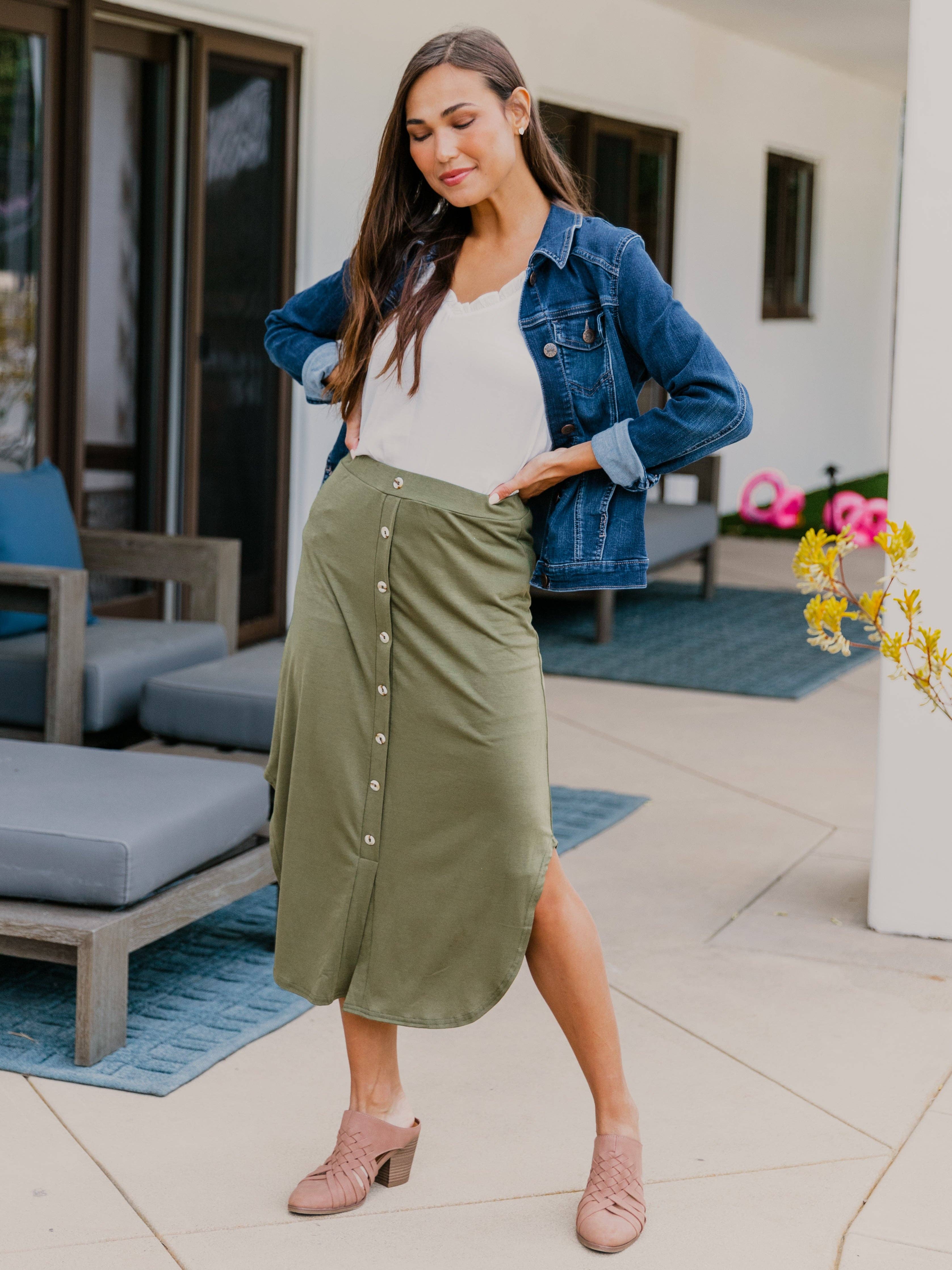 Lyla Midi Skirt