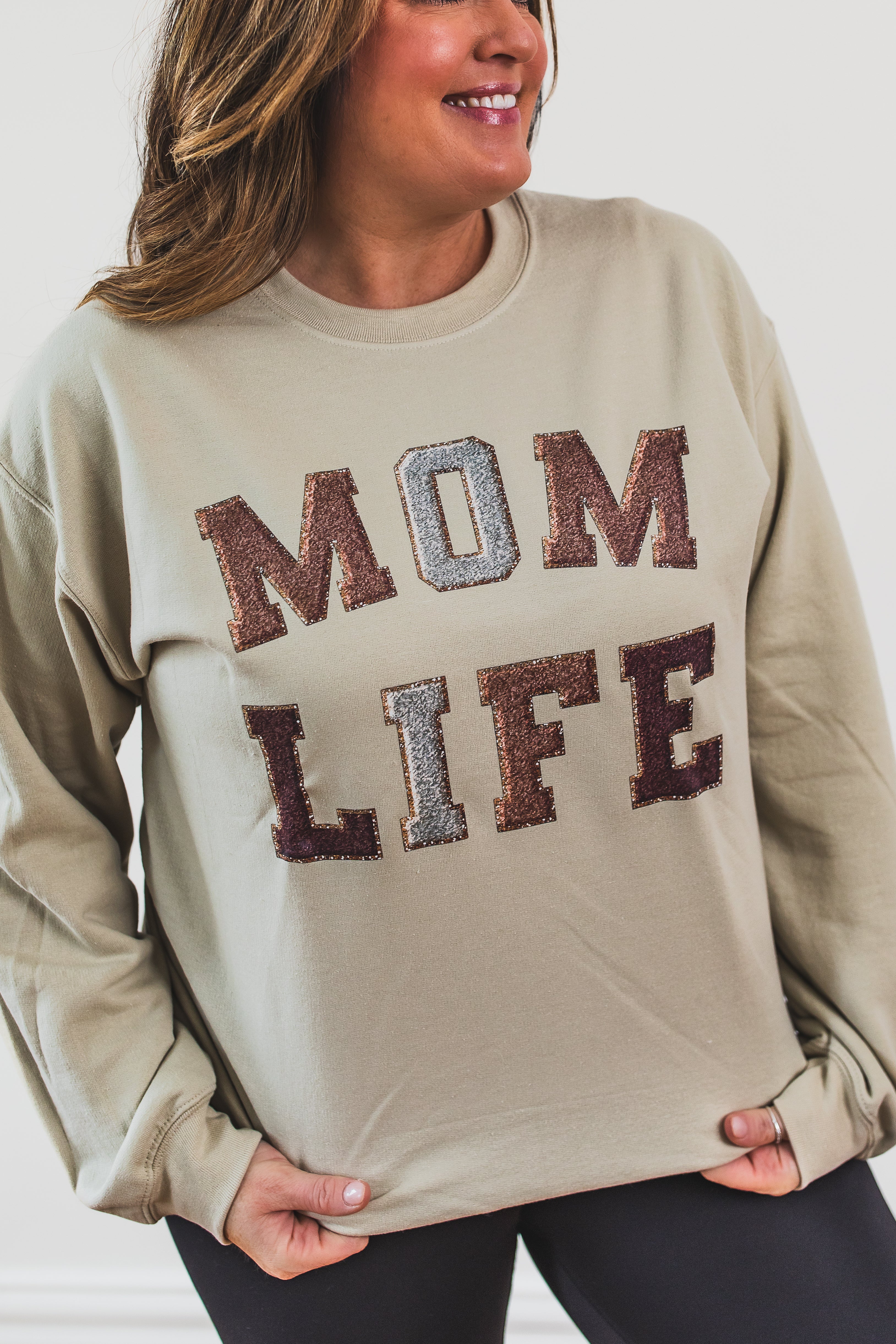 Mom Life Crew Sweatshirt