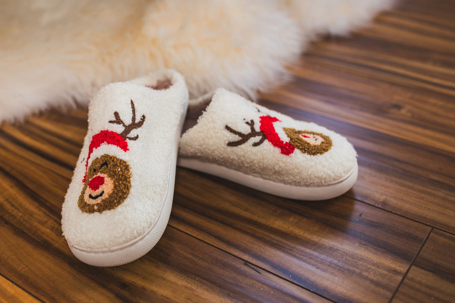 XMAS Reindeer Slippers