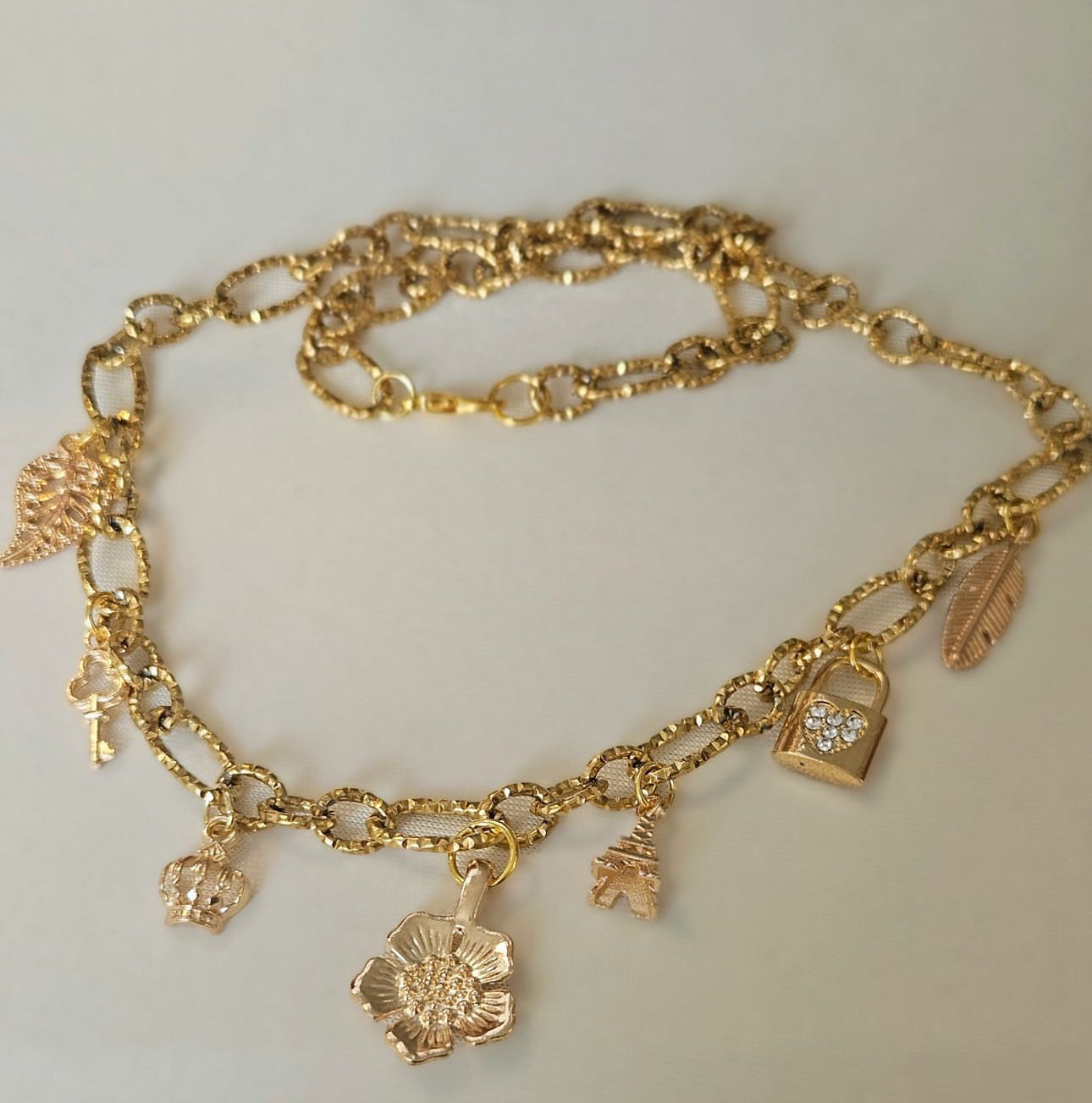 Gold Charm Necklace