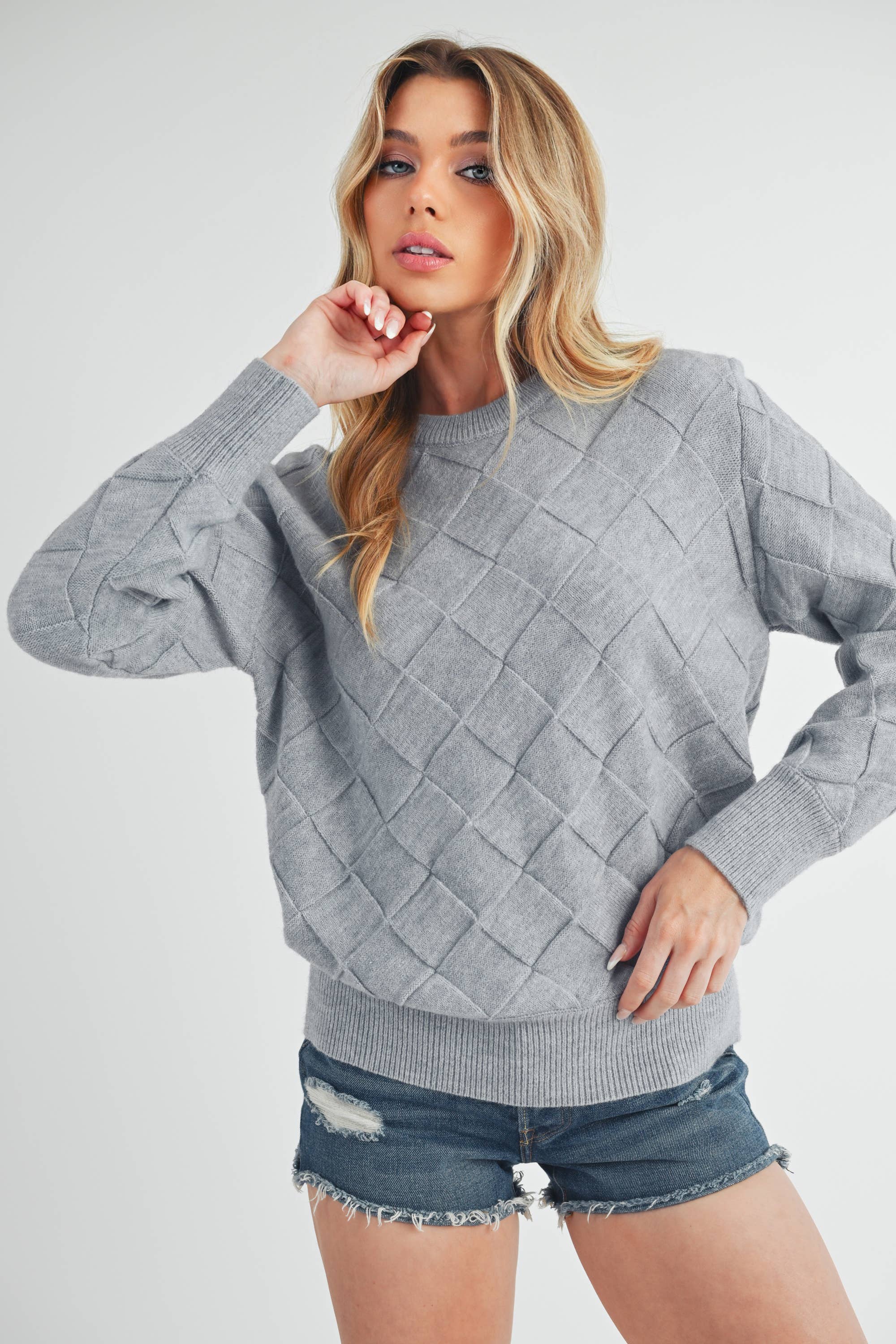 Waverly Sweater- Black or Silver