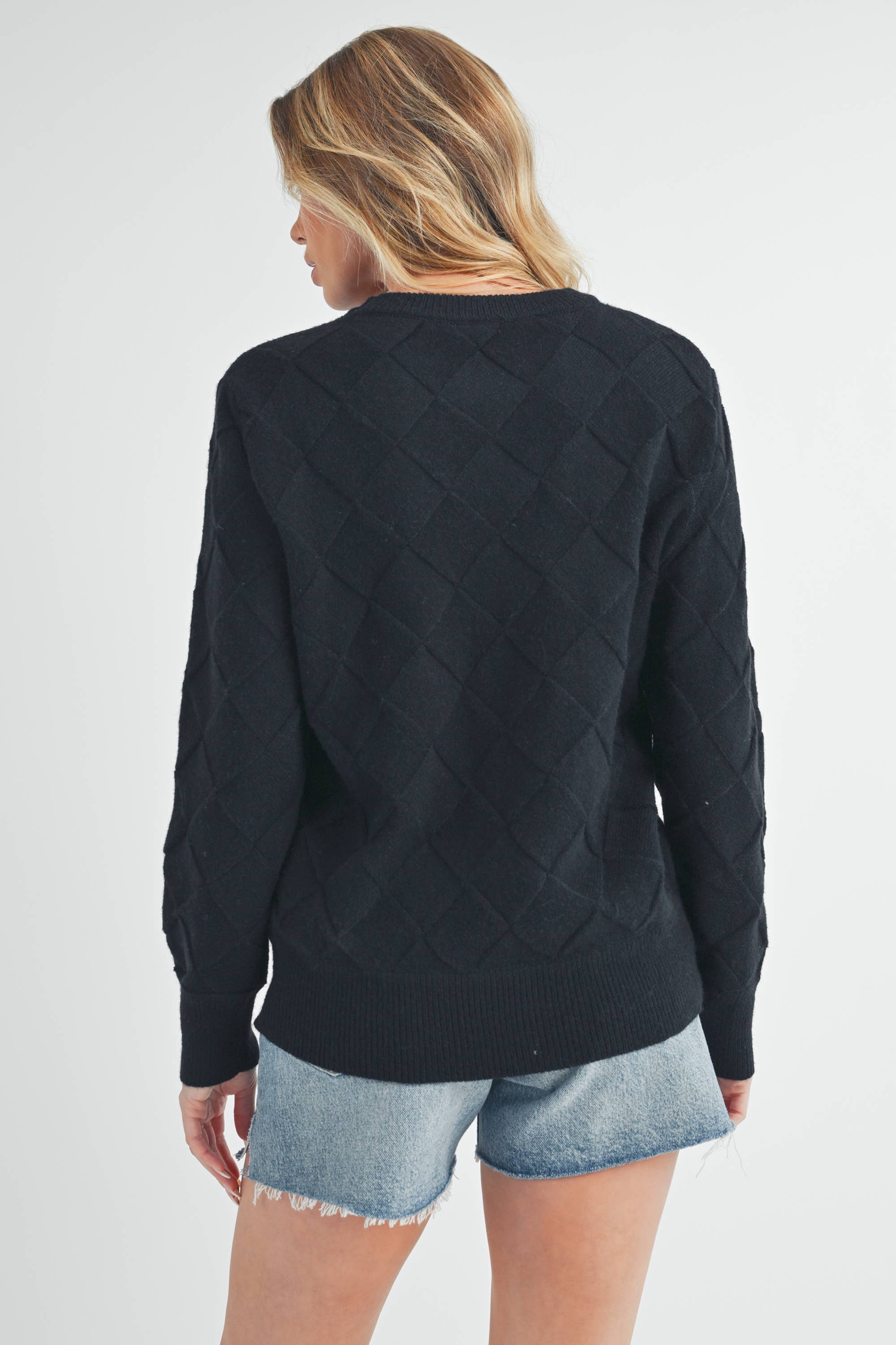 Waverly Sweater- Black or Silver